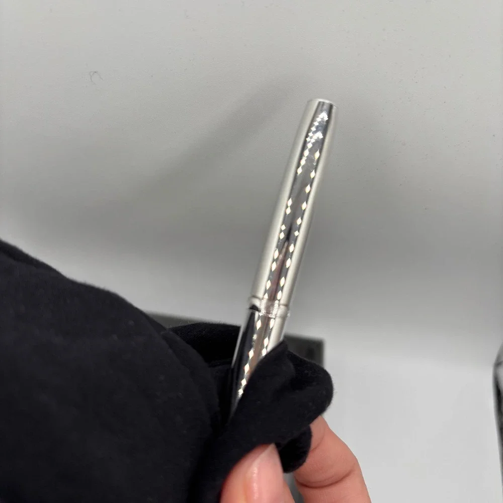 Waterford Lismore Silver Plated Ballpoint Pen W209LI Diamond Cut New in Box